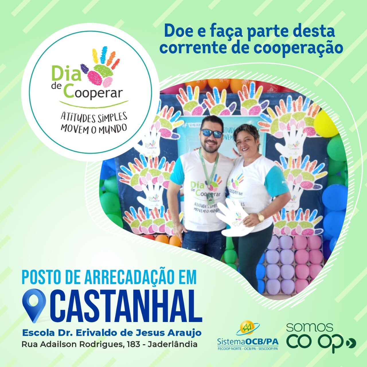 Castanhal adere à campanha do Dia de Cooperar 2020