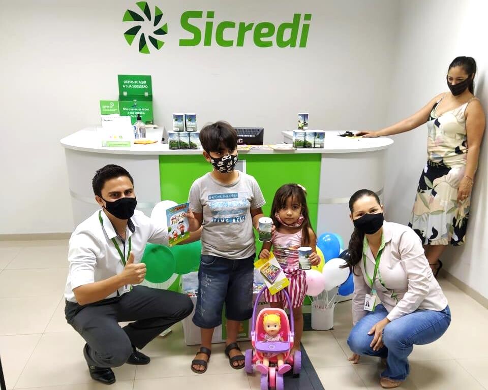 SICREDI Sudoeste MT/PA e Sicoob Unidas fazem ações para as crianças