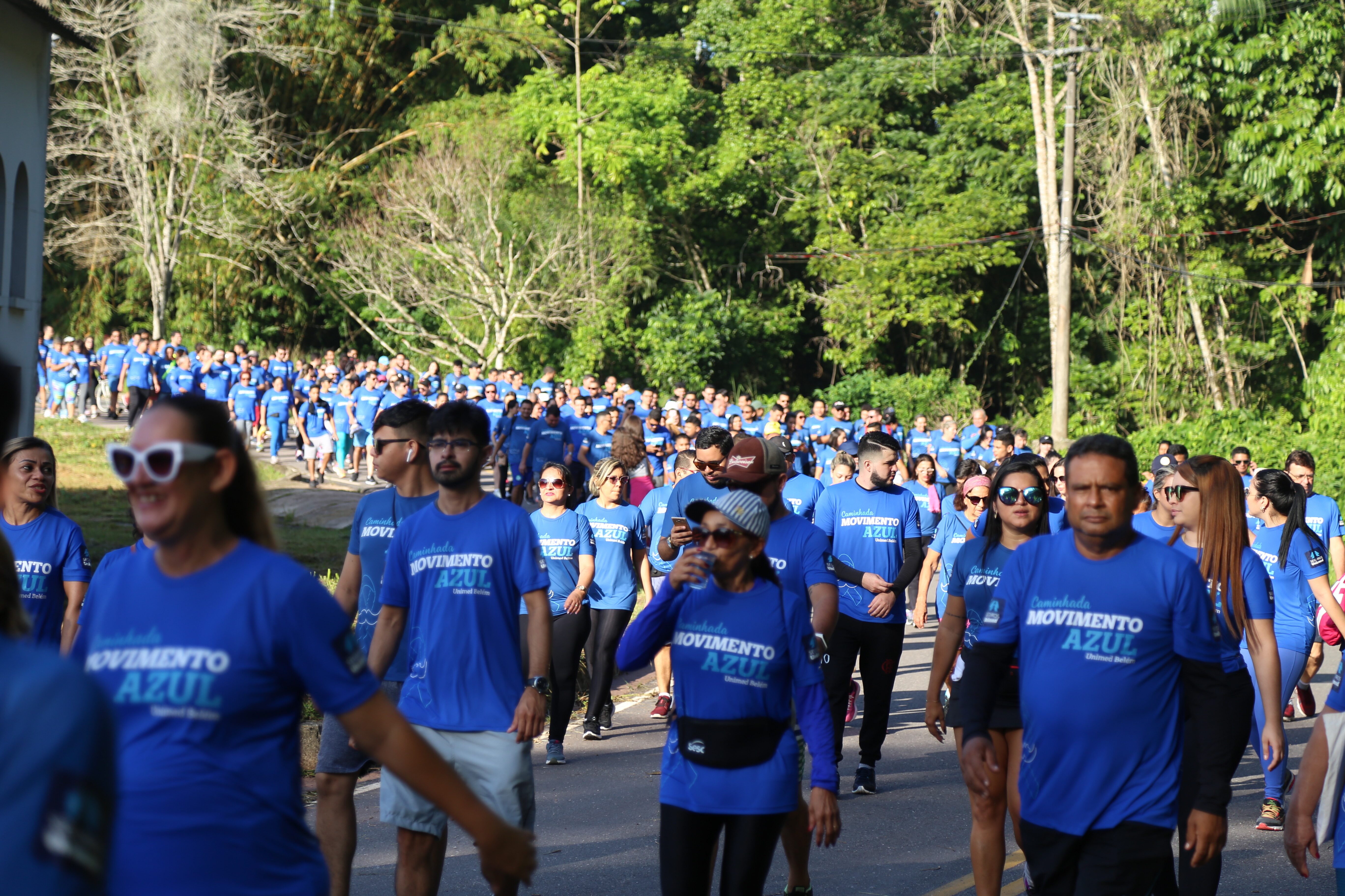 Movimento Azul leva mais de 900 para o Parque do Utinga