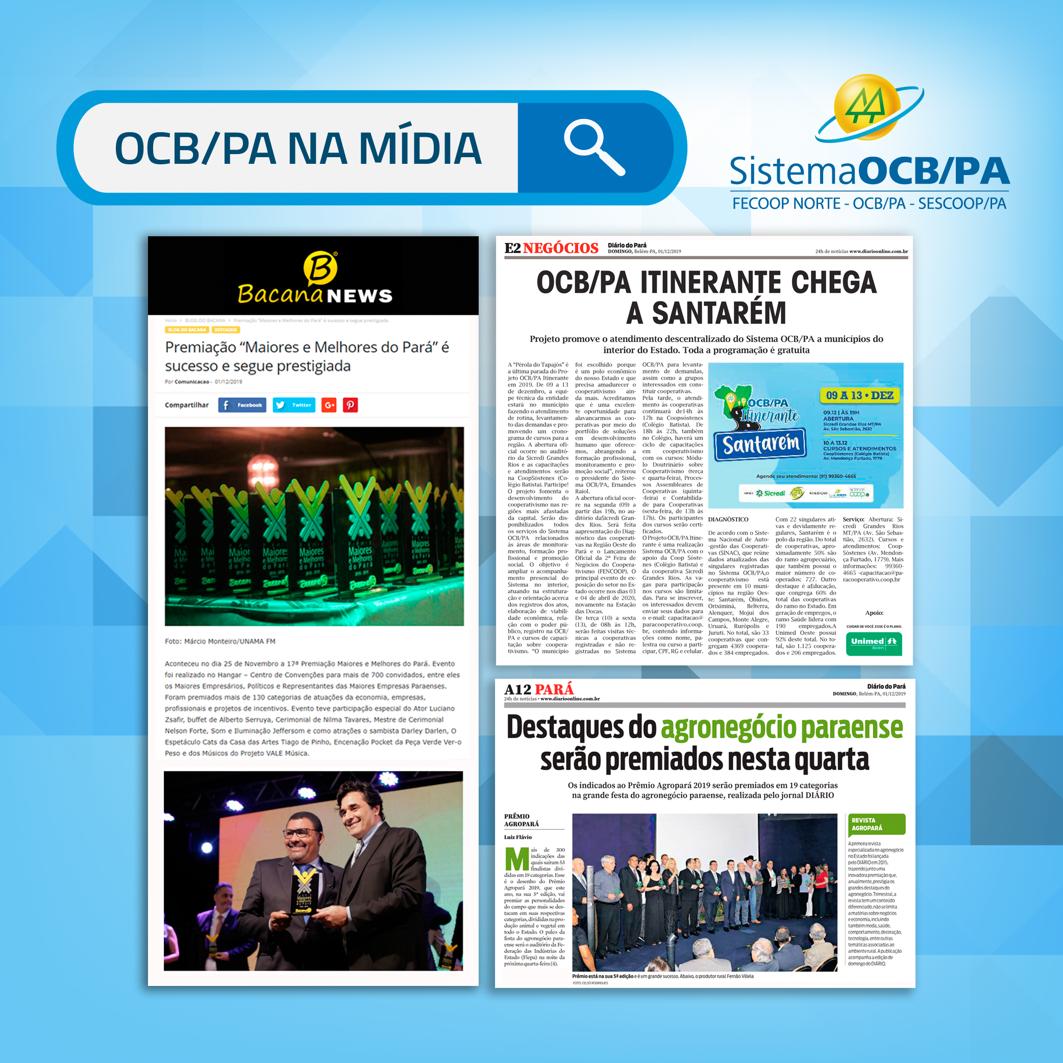 OCB/PA Na Mídia 📰