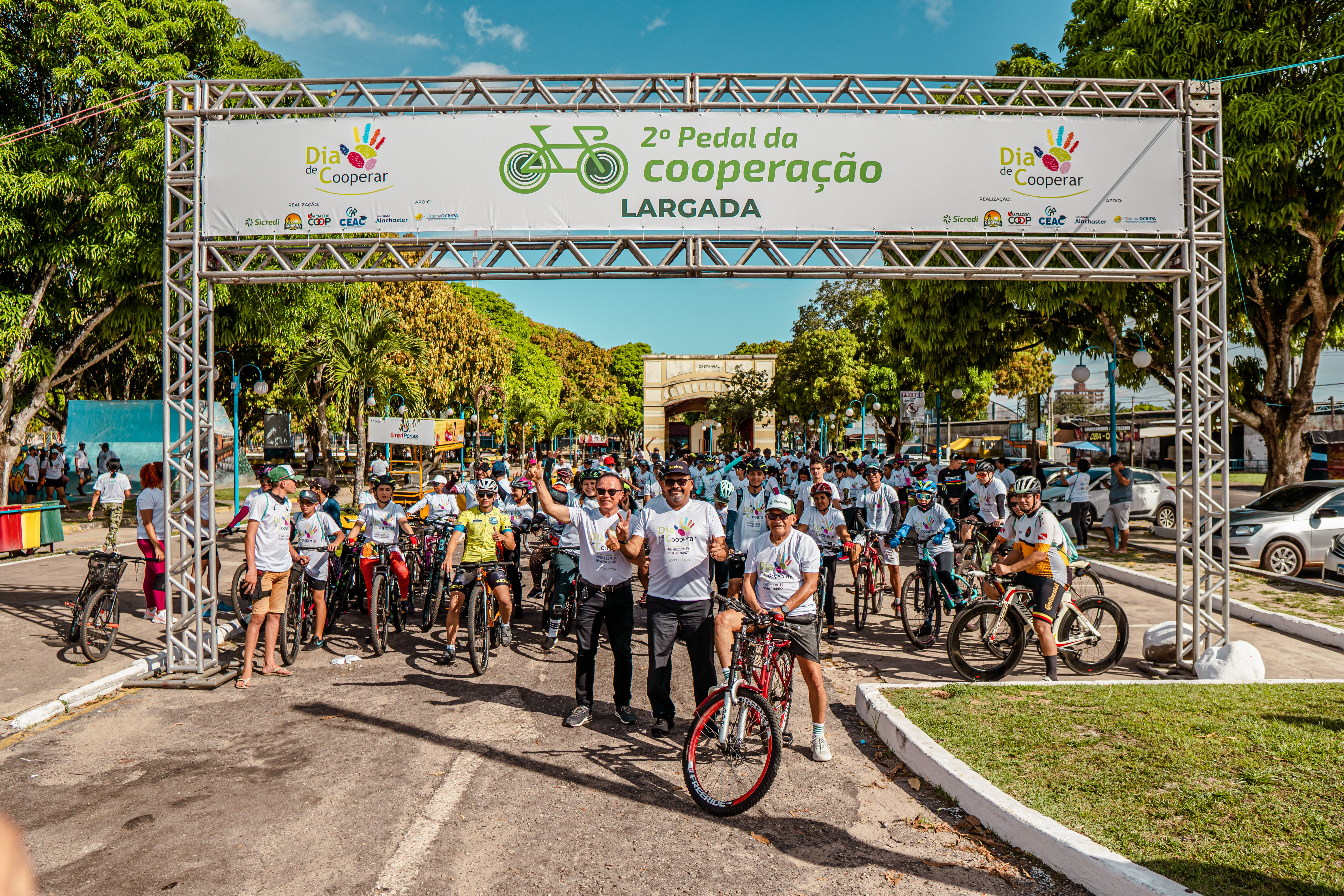 Dia C de Castanhal é marcado por cooperação, bem-estar e passeio ciclístico