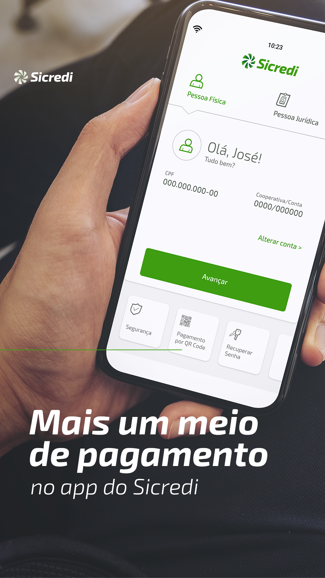 Aplicativo lança opção de transferência entre contas Sicredi por QR Code