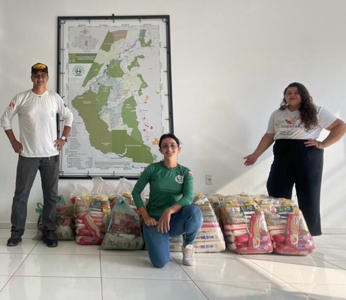 Solidariedade que nutre: FECOGAP realiza Dia C com doação de cestas básicas para famílias em Moraes Almeida